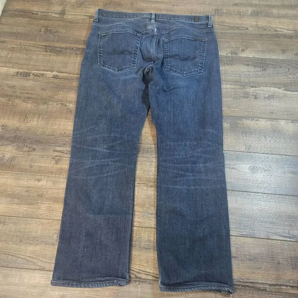 7 For All Mankind Luxe Performance The Straight jeans size 34 men's short